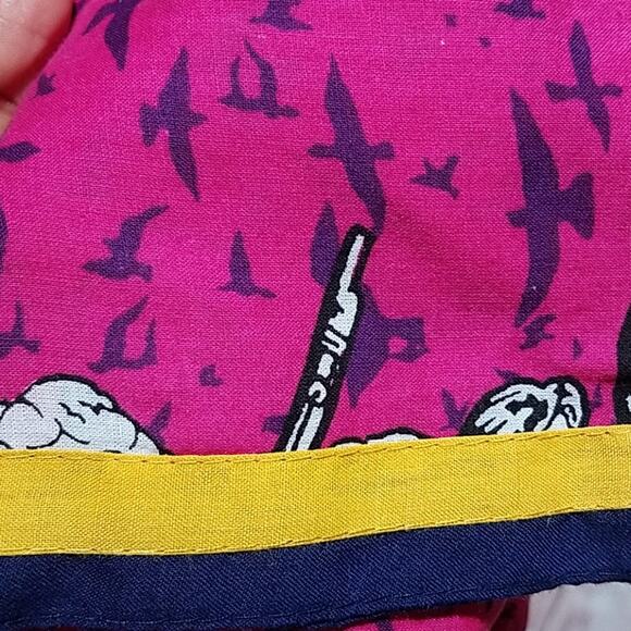 Kurta Pink and blue with birds - Picture 8 of 8